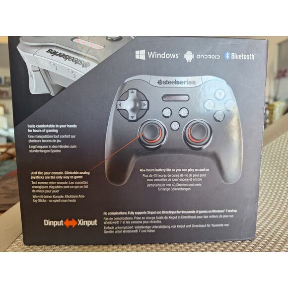 SteelSeries Stratus XL- Windows & Android Bluetooth- Never Used Open Box! - Picture 4 of 5